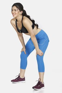 Zelocity Nouveau Stretch Legging For Women - Blue