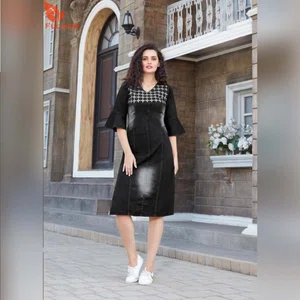 FuLoo\'s Slieecker Denim Western Kurti # 1019