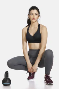 Zelocity High Rise Nouveau Soft Legging For Women - Black Pearl