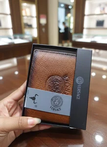 Versace leather wallet for men