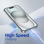 Elephu Silky Series Data Cable 1545| ( USB to Type C)| Fast charging| Pure soft Silicon Cable| 1000mm Length| Pure Copper Wire|