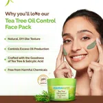 Mamaearth Tea Tree Oil Control Face Pack with Tea Tree & Salicylic Acid for Normal to Oily Skin - 200 g