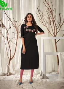 FuLoo's Kanika Designer Kurti Only for women #1272