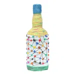 Hot Glue Bubble Hand Print Handmade Craft Bottle For Decoration