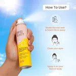 Sun spray | Swiss Beauty Sunscreen Air Mist | SPF 50 PA+++ | With Niacinamide | UVA+UVB Protection For All Skin Type | Even Over Makeup | For Face & Body | 80ml