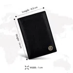 Hammonds Flycatcher Black Unisex Leather Passport Holder (PH602MH)