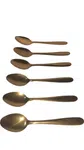 6 Golden stainless steel spoon (Pack of 6)