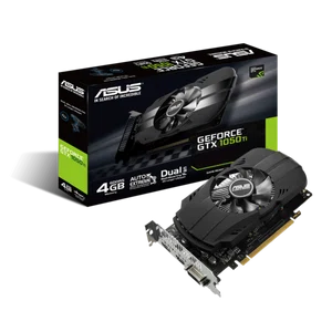 ASUS GeForce? GTX 1050Ti 4GB PHOENIX Fan Edition DVI-D HDMI DP 1.4 Gaming Graphics Card
