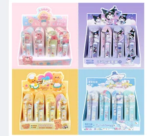Sanrio Kuromi 0.5mm Mechanical Pencil Set with HB Lead Refill & Case for Students