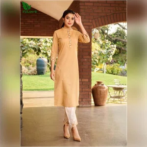 FuLoo's Moonstruck Pure Cotton Kurti in 2 set for Women #01