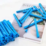 Plastic Hair Perm Rods Set – Heatless Hair Curlers & Rollers with Rubber Band for Women 10Pcs