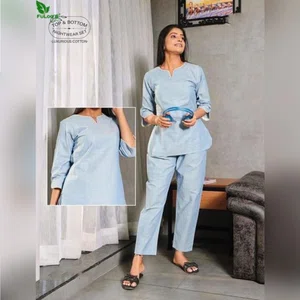 FuLoo's Nightwear / Loungewear in Pure Cotton for Women SW-04