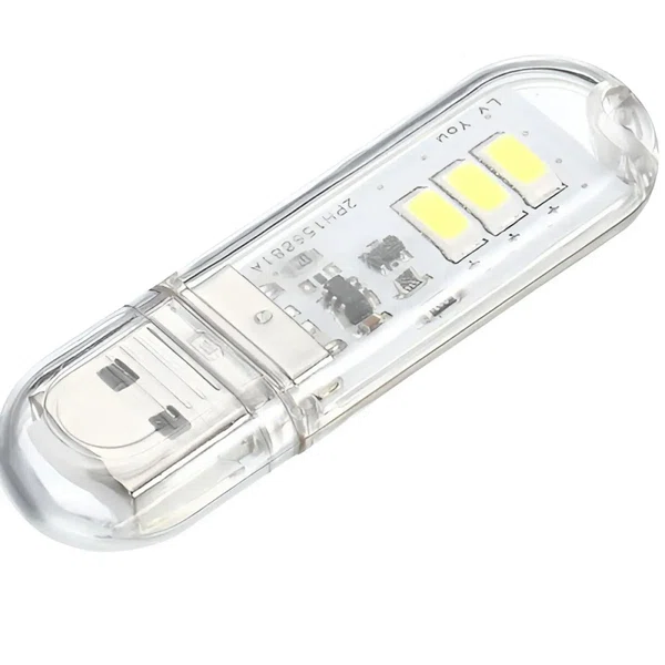 USB LED White Amd Warm Lights Bulb 5V Power Input