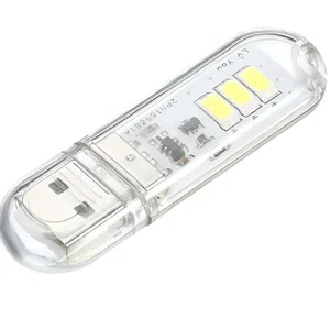 USB LED White Amd Warm Lights Bulb 5V Power Input