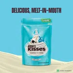 HERSHEY\'S Kisses Cookies \'N\' Creme Chocolate|Melt-In-Mouth Delights|Individually Wrapped 100.8Gram