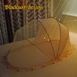 Portable Foldable Baby Mosquito Net - Instant Pop-Up Breathable Mesh Bed Tent & Insect Protection for Infants