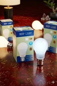 Deep led light 3 watt bulb