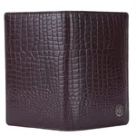 Hammonds Flycatcher Croco Brown Passport Holder