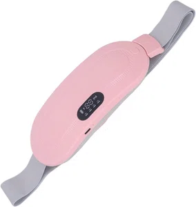 Portable Wireless Menstrual Heating Pad - 4-Speed Vibration & Fast Heating Relief Belt for Period Cramps