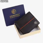 Hammonds Flycatcher RFID Protected Black Leather Wallet For Men (HF 579 BNL)