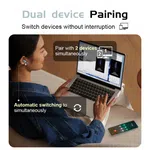 Elephu 6TA6 earbuds| Gaming| Environmental Noise Cancellation| Dual pairing| Rapid Charging| 37ms Low Latency 60 hours playtime