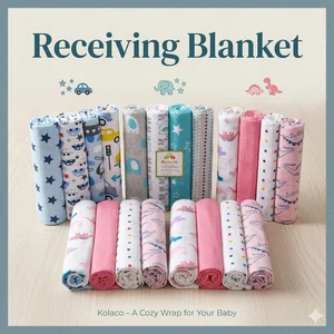 Multi-Use Baby Receiving Blanket / Bath Towel