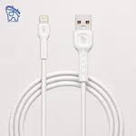 Elephu Silky Series Data Cable 1545| ( USB to Lightning/Iphone)| Fast charging| Pure soft Silicon Cable| 1000mm Length| Pure Copper Wire|