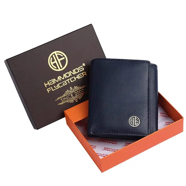 Hammonds Flycatcher Genuine Leather Trifold Wallet For Men