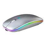 Dual Rechargeable Bluetooth and 2.4G Wireless Mouse 2 in 1 Mouse Type C