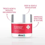 The Derma Co 2% Salicylic Acid Clay Mask 50G