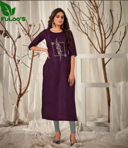 FuLoo's Kanika Designer Kurti Only for women #1266