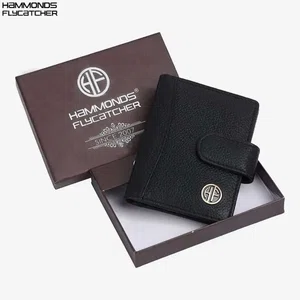Hammonds Flycatcher Black Unisex Genuine Leather Card Holder