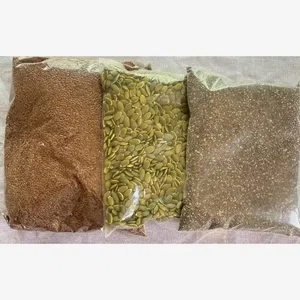 Combo Flax Seed 500Gm Pumpkin Seed 500G Chia Seed 500Gm Packet