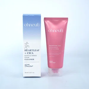 Ohneuli Houttuynia Cica Gentle Scrub Foam Cleanser - 150ml | Soothing Exfoliating Face Wash