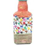 Hot Glue Bubble Hand Print Handmade Craft Bottle For Decoration