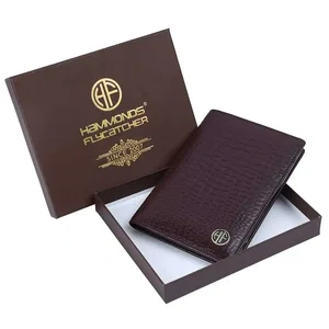 Hammonds Flycatcher Croco Brown Passport Holder