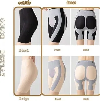 Women\'s High Waisted Tummy Control Pants - Unique Fiber Restoration Shaper Seamless Body Sculpting Shorts & Butt Lifter Underwear for Girls