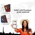 HAMMONDS FLYCATCHER Brown Leather Unisex Passport Holder (PH602MH)