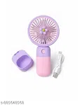 Cute Korean Design Mini Portable Fan with Lithium Rechargeable Battery