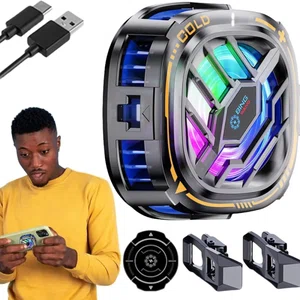 Magnetic Phone Cooler - Semiconductor Technology Cooling Fan - Portable Cell Phone Radiator With Larger Cooling Area, Semiconductor Technology Cooling Fan