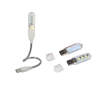 USB LED Book White Lights LED LED Bulb 5V Power Input With Flexible Cable (1 set only)