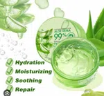 99% Pure Aloe Vera Soothing & Moisture Gel 300g - Deep Hydrating, Skin Repair & After-Sun Soothing Moisturizer for Face, Body & Hair