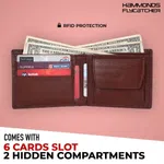 Hammonds Flycatcher Combo Gift Set of Leather men's Wallet and Ladies Wallet