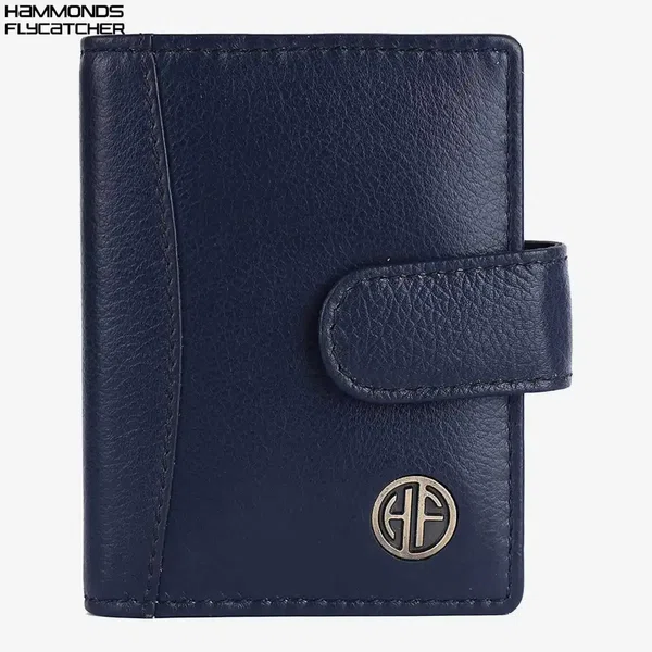 Hammonds Flycatcher Blue Leather Unisex Card Wallet (Cc602V)