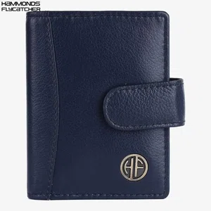 Hammonds Flycatcher Blue Leather Unisex Card Wallet (Cc602V)