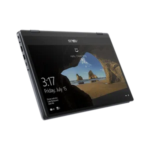 ASUS TP412FA-Touch - Intel Core i3 10th Gen 14 FHD TOUCH 360 Thin and Light Laptop (4GB RAM/ 256 GB NVMe SSD / Genuine Windows 10/ Fingerprint / GREY , Sleeve, Stylus, Mouse/ 1.5 kg)