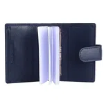 Hammonds Flycatcher Blue Leather Unisex Card Wallet (Cc602V)
