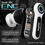 Elephu 6TA6 earbuds| Gaming| Environmental Noise Cancellation| Dual pairing| Rapid Charging| 37ms Low Latency 60 hours playtime