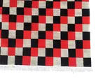 Hand-Knot Red Nepali Carpet: Modern Design, 60 Knots, 170x240 Cm