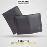 Hammonds Flycatcher Grey Unisex Genuine Leather Card Holder